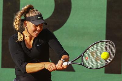 Naturtex Adult Hungarian National Championship Women 's Doubles Final 2021.-stock-foto