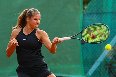 Naturtex Adult Hungarian National Championship Women 's Doubles Final 2021.-stock-foto