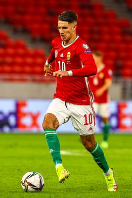 2022 FIFA World Cup Qualifier match between Hungary and Albania.-stock-photo