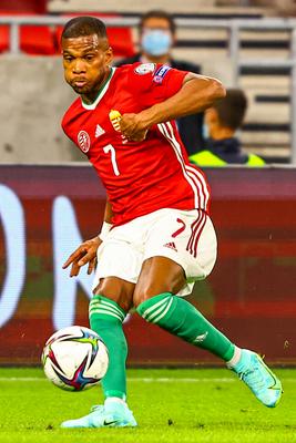 2022 FIFA World Cup Qualifier match between Hungary and Albania.-stock-photo