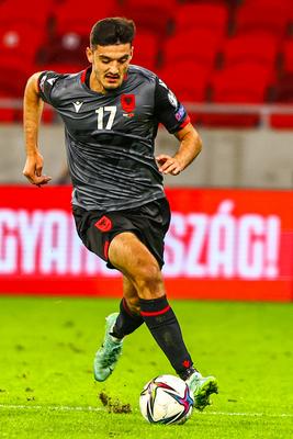 2022 FIFA World Cup Qualifier match between Hungary and Albania.-stock-photo