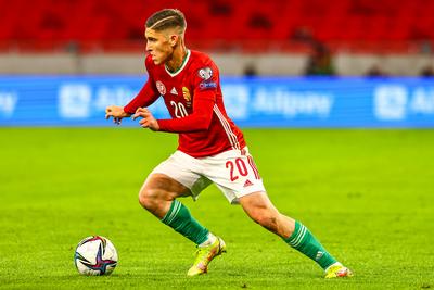 2022 FIFA World Cup Qualifier match between Hungary and Albania.-stock-photo