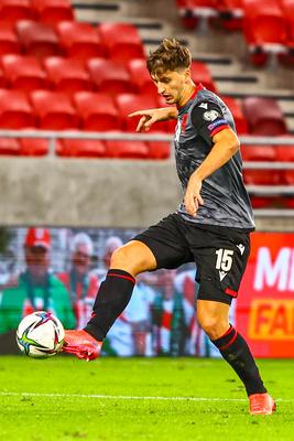 2022 FIFA World Cup Qualifier match between Hungary and Albania.-stock-photo