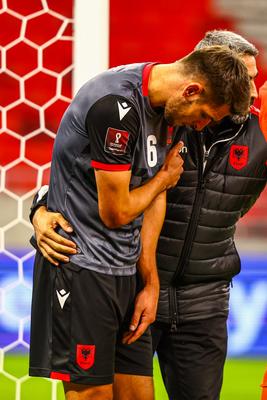 2022 FIFA World Cup Qualifier match between Hungary and Albania.-stock-photo