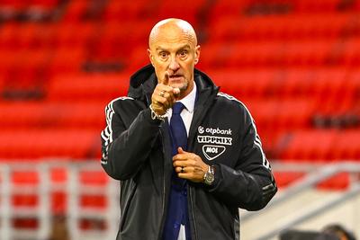 2022 FIFA World Cup Qualifier match between Hungary and Albania.-stock-photo