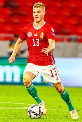 2022 FIFA World Cup Qualifier match between Hungary and Albania.-stock-photo