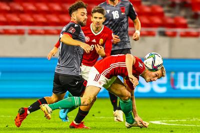 2022 FIFA World Cup Qualifier match between Hungary and Albania.-stock-foto