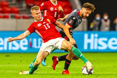 2022 FIFA World Cup Qualifier match between Hungary and Albania.-stock-foto