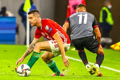 2022 FIFA World Cup Qualifier match between Hungary and Albania.-stock-foto