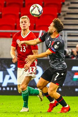 2022 FIFA World Cup Qualifier match between Hungary and Albania.-stock-foto