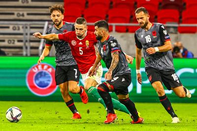 2022 FIFA World Cup Qualifier match between Hungary and Albania.-stock-foto