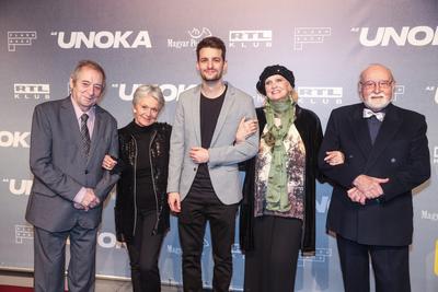 Az unoka - magyar filmdráma premierje-stock-foto