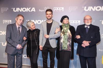 Az unoka - magyar filmdráma premierje-stock-foto