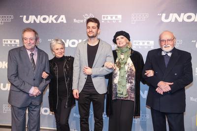 Az unoka - magyar filmdráma premierje-stock-foto