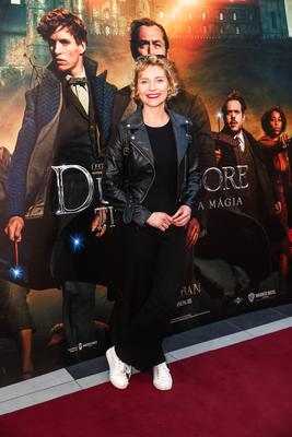 LEGENDÁS ÁLLATOK- DUMBLEDORE TITKAI- magyarországi gálapremier-stock-photo