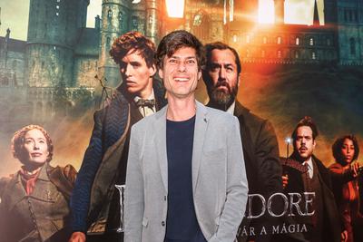 LEGENDÁS ÁLLATOK- DUMBLEDORE TITKAI- magyarországi gálapremier-stock-foto