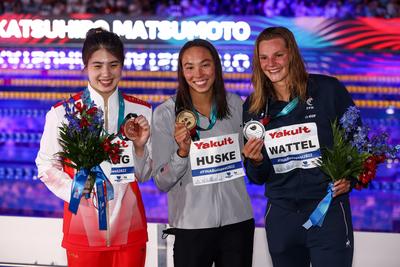 Budapest 2022 FINA World Championships: Swimming - Day 2-stock-photo