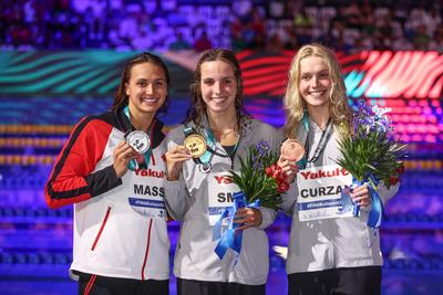 Budapest 2022 FINA World Championships: Swimming - Day 3-stock-foto