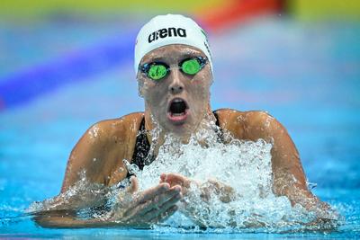 Budapest 2022 FINA World Championships: Swimming - Day 8.-stock-photo