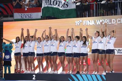 Budapest 2022 FINA World Championships: Water Polo - Day 13.-stock-foto