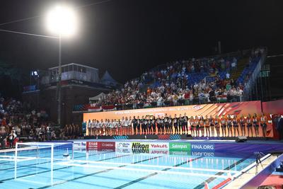 Budapest 2022 FINA World Championships: Water Polo - Day 13.-stock-foto