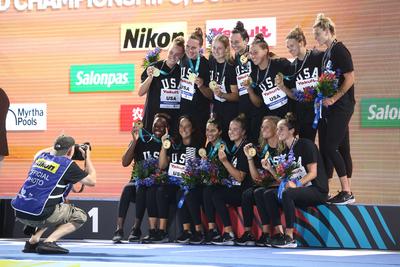 Budapest 2022 FINA World Championships: Water Polo - Day 13.-stock-foto