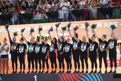 Budapest 2022 FINA World Championships: Water Polo - Day 13.-stock-foto