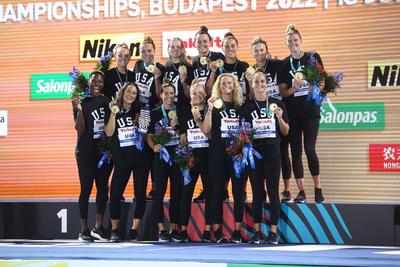 Budapest 2022 FINA World Championships: Water Polo - Day 13.-stock-foto