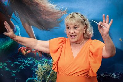 A kis Hableány című film premierje.-stock-foto