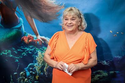 A kis Hableány című film premierje.-stock-foto