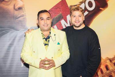 Védelmező 3. magyaroszági premierje.-stock-foto