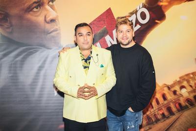 Védelmező 3. magyaroszági premierje.-stock-foto