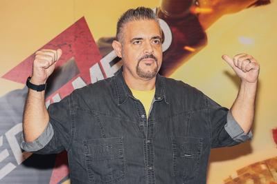 Védelmező 3. magyaroszági premierje.-stock-foto