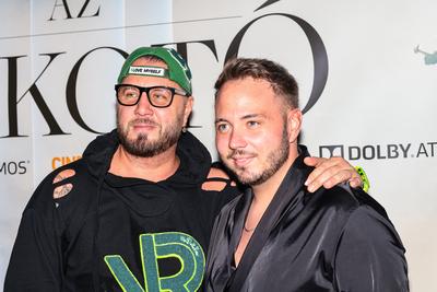 Az Alkotó premier vetítése-stock-foto