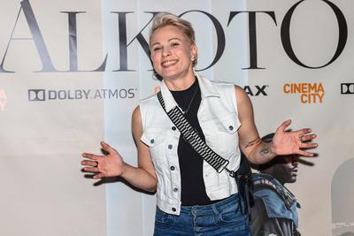 Az Alkotó premier vetítése-stock-foto