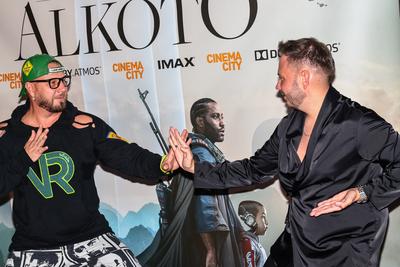 Az Alkotó premier vetítése-stock-foto