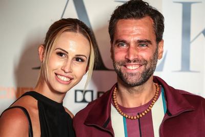 Az Alkotó premier vetítése-stock-foto