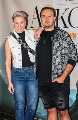 Az Alkotó premier vetítése-stock-foto