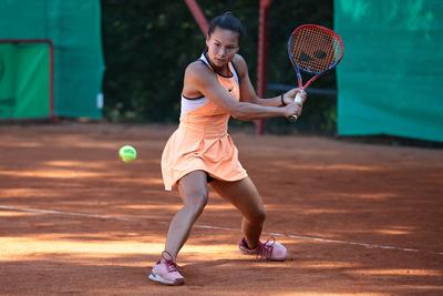 Women's tennis national championship final. (HU) Női tenis oszágos bajnokásg döntője.-stock-photo