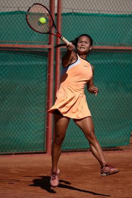 Women's tennis national championship final. (HU) Női tenis oszágos bajnokásg döntője.-stock-photo