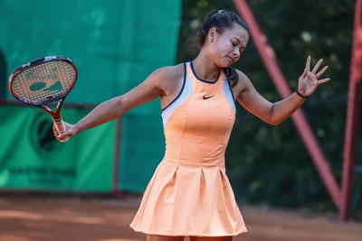 Women's tennis national championship final. (HU) Női tenis oszágos bajnokásg döntője.-stock-photo