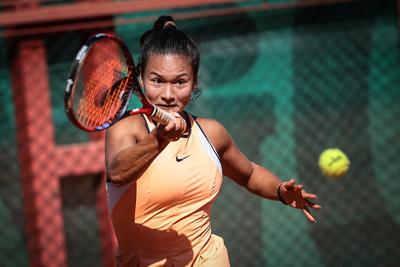 Women's tennis national championship final. (HU) Női tenis oszágos bajnokásg döntője.-stock-photo