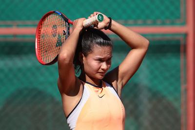 Women's tennis national championship final. (HU) Női tenis oszágos bajnokásg döntője.-stock-photo