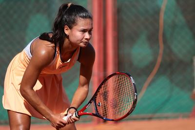 Women's tennis national championship final. (HU) Női tenis oszágos bajnokásg döntője.-stock-photo