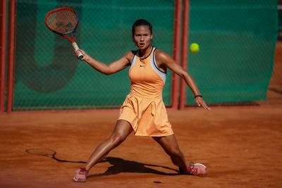 Women's tennis national championship final. (HU) Női tenis oszágos bajnokásg döntője.-stock-photo