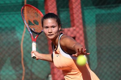 Women's tennis national championship final. (HU) Női tenis oszágos bajnokásg döntője.-stock-photo