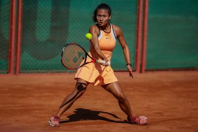 Women's tennis national championship final. (HU) Női tenis oszágos bajnokásg döntője.-stock-photo