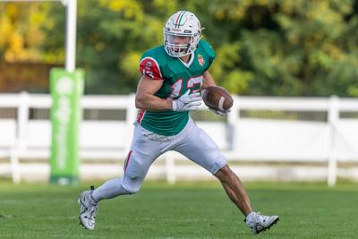 Hungary-Czech Republic IFAF Group A European Championship match-stock-photo