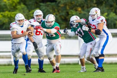 Hungary-Czech Republic IFAF Group A European Championship match-stock-photo