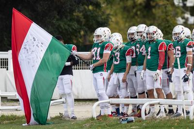 Hungary-Czech Republic IFAF Group A European Championship match-stock-photo